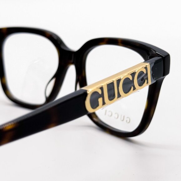 NEW GUCCI GG1192O 002 EYEGLASSES WOMEN HAVANA EYEWEAR - Picture 6 of 10